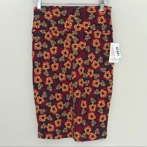 ❤️5/25 New Lularoe Cassie Skirt XS floral NWT